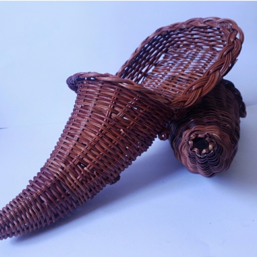 Horn basket Wicker planters